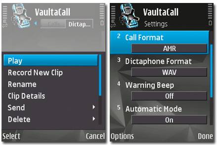 New ضبط صدا و مکالمه بدون بوق One Dot VaultaCall v2.01